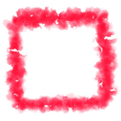 Abstract red grunge overlay, creative design element, scratchy and noisy frame, graphic decoration background