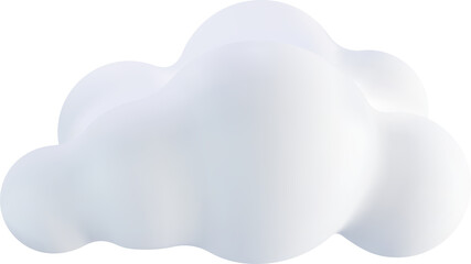 3D White Cloud