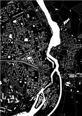 map of the city of Narva, Estonia - 533591845
