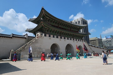 Korea traditional building and performance