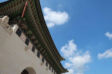 Fototapeta na wymiar Korea traditional building