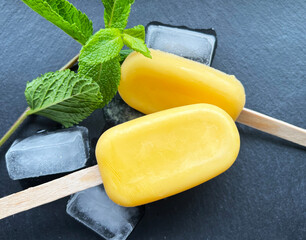Eis am Stiel Orange