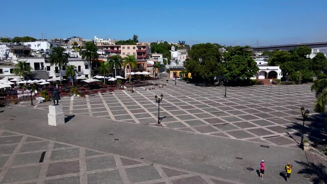 Alcazar Plaza, and the Spanish plaza in Santo Domingo - Dominican Republic