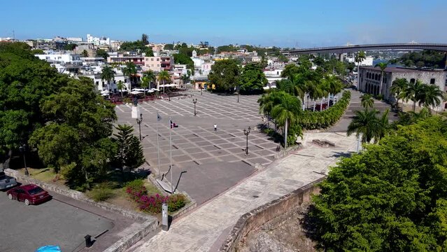 Alcazar Plaza, and the Spanish plaza in Santo Domingo - Dominican Republic