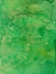 Green watercolor background