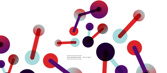 Network concept abstract background. Dots connection. Big data idea. Business template for wallpaper, banner, background or landing