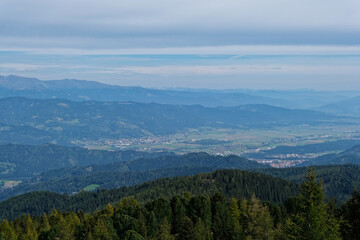 view of the austrian mountains