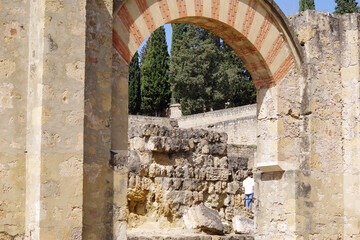 Naklejka premium Détails du site archéologique de la Madinat al-Zahra