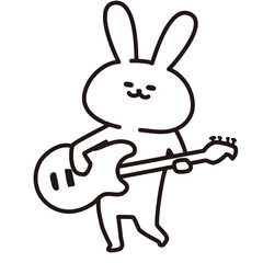 色加工ok うさぎ素材No.68 ベース