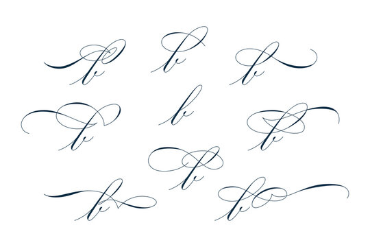Calligraphy Lowercase Letter B