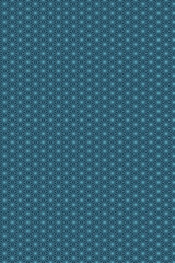 Portrait background of deep blue oriental traditional fabric pattern