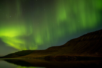 Nothern lights in Thingeyri, Iceland