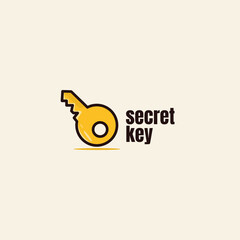 Key logo vector design template