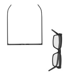 Fototapeta premium 3d rendering illustration of eyeglasses