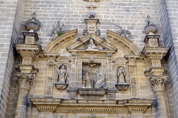 Obraz premium Détails de la cathédrale de Jerez