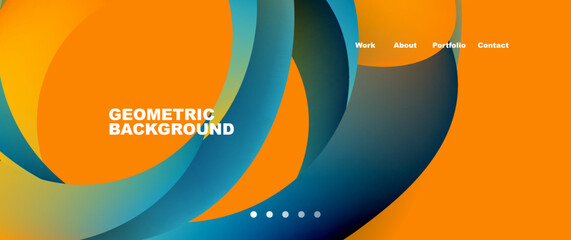 Liquid fluid shapes with flowin gradients abstract backgrounds. Vector illustration for wallpaper, banner, background, leaflet, catalog, cover, flyer