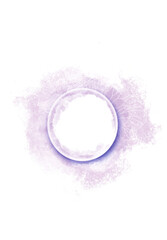 Bilderrahmen floral lila