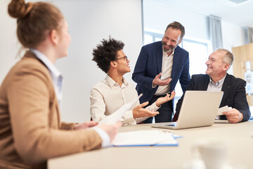 Business people working together in the office