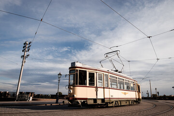 Germany, Dresden - September 24, 2022: 150 Jahre Stra&szlig;enbahn in Dresden
