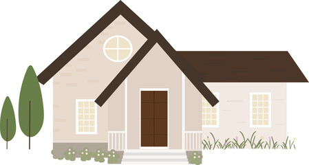 family with french bulldog puppy new home