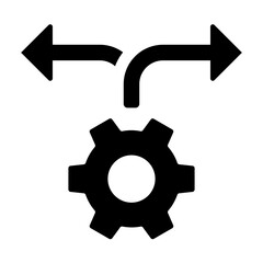 Configuration Management Glyph Icon