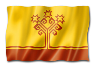 Chuvash state - Republic -  flag, Russia