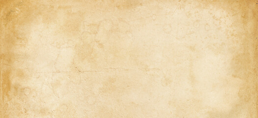 Fototapeta na wymiar Old parchment paper. Banner texture