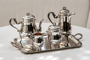France Antique silver vintage antique royal
tableware and appliances