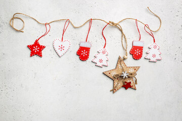 Wooden christmas decoration