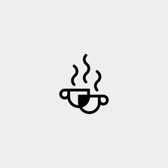 coffee cup icon unite logo