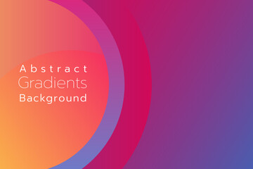 Abstract Gradient Background.Colorful geometric background.