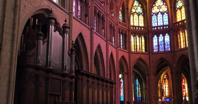 The Chartres cathedral, Eure et Loir department, France