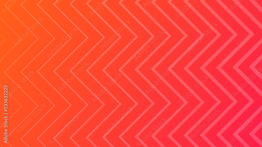 Poster modern colorful gradient background with zig zag lines