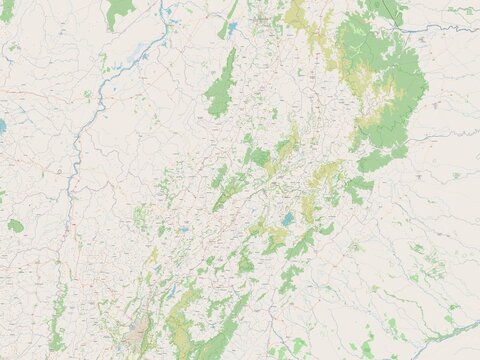 Boyaca, Colombia. OSM. No legend
