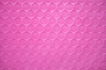 Pink plastic wrap air bubble texture background packaging material