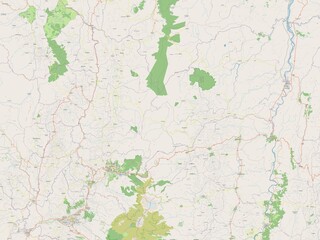 Naklejka premium Caldas, Colombia. OSM. No legend
