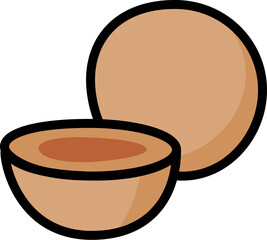 traditional snack of indonesia icon