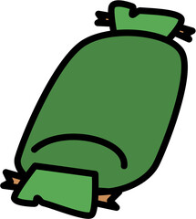 traditional snack of indonesia icon