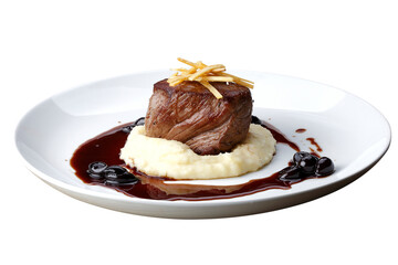 Filet mignon with mashed