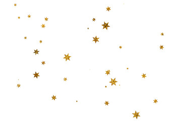 降り注ぐ星　グリッター　ラメ　金色　きらきら星屑背景装飾イラスト