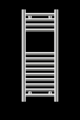 towel dryer wall heater. illustration.isolated on black