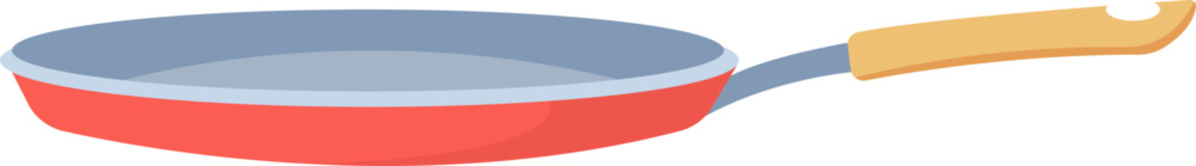 Obraz premium Pancake pan Kitchenware icon. Vector illustration