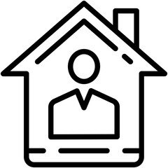 Property Agent Vector Icon 