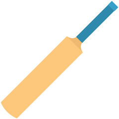 Cricket Bat Vector Icon 