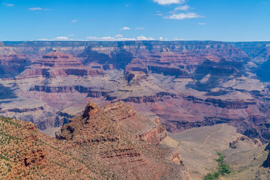 Stunning panorama view of the Grand Canyon National Park from South Rim in Arizona, USA