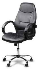 Stylish modern office chair isolated