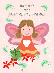 Christmas Angel Vector Icon