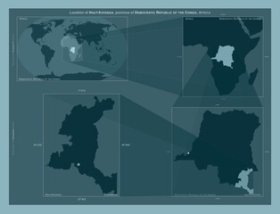 Haut-Katanga, Democratic Republic of the Congo. Described location diagram