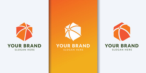 Logistic umbrella vector icon on white background. Flat vector logistic umbrella icon symbol sign from modern delivery and logistics collection for mobile concept