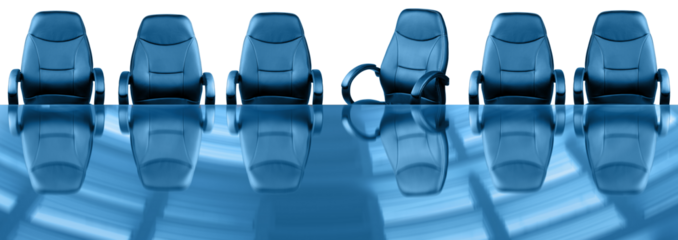 Meeting of the board business concept isolated